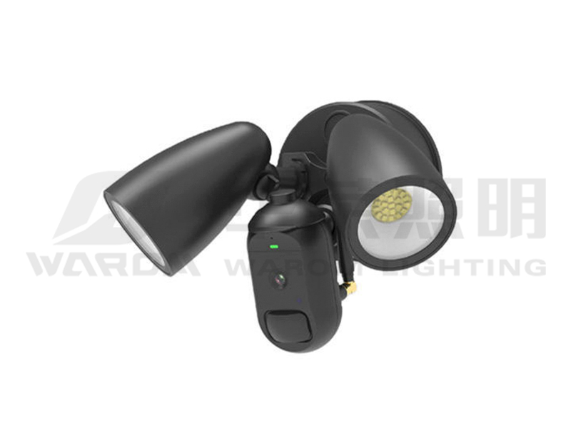 PIR Securitatis luminum cum 2 adjustable capita HRS-ML7301